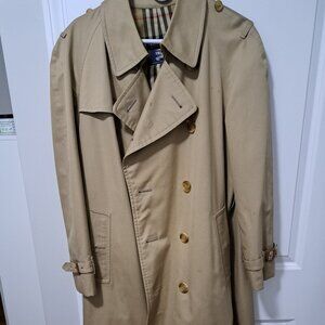 Vintage Burberry Tan Trench Coat  38 Regular/Men  (Xmas Big Discount!)